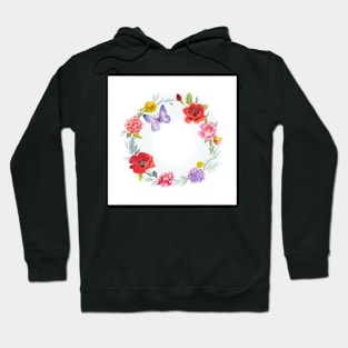 Floral Circle Hoodie